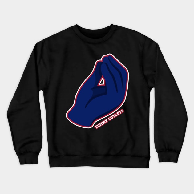 Tommy Cutlets Italian Hand Crewneck Sweatshirt by Megadorim